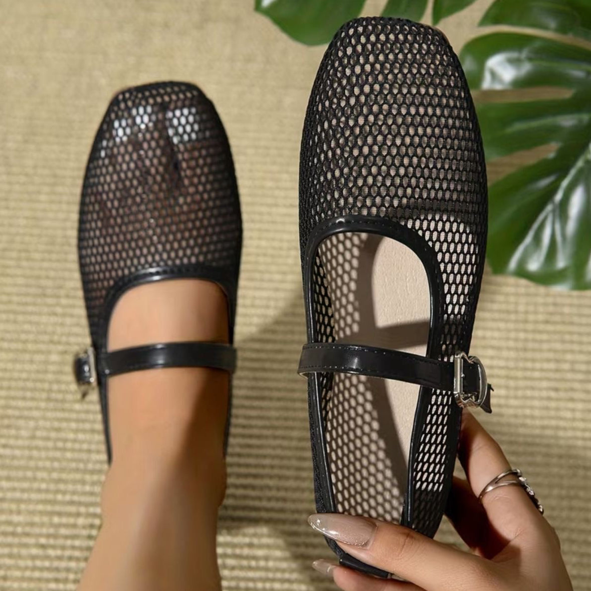 Square-Toed Holey Flats