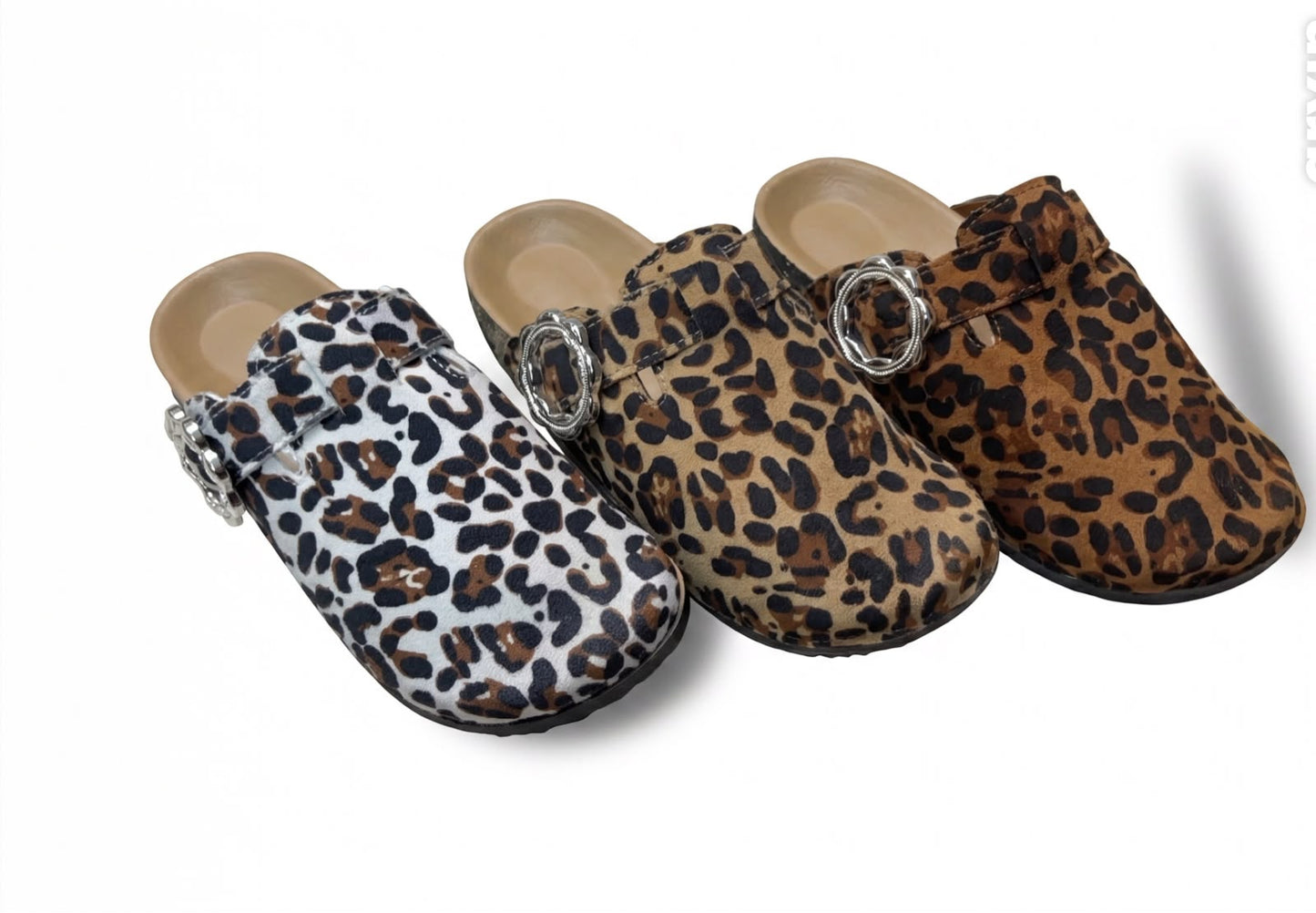 Leapord Print Mules