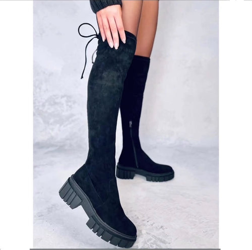 Suede Long Boot