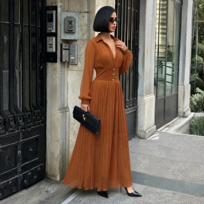 Formal Pleated Dress