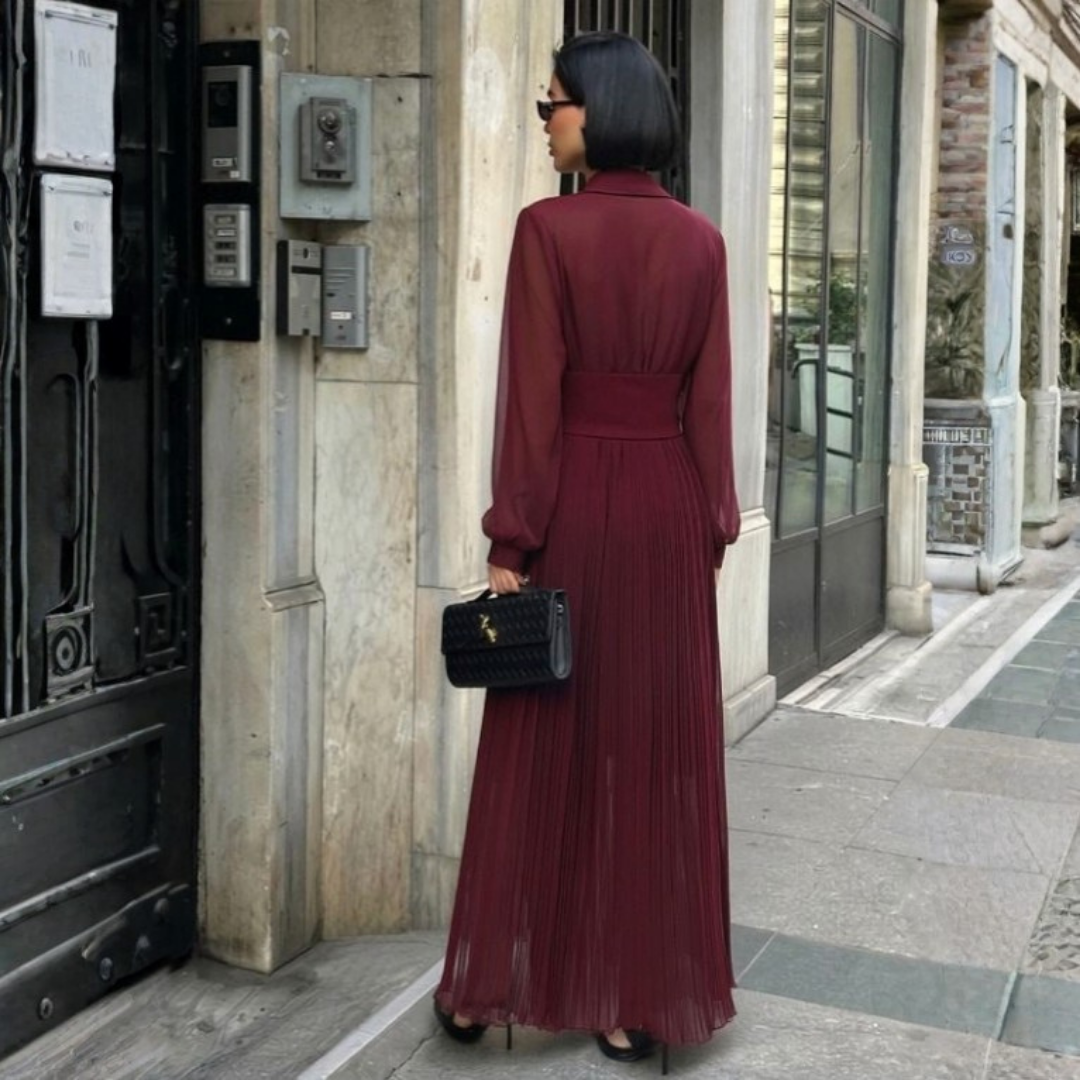 Formal Pleated Dress