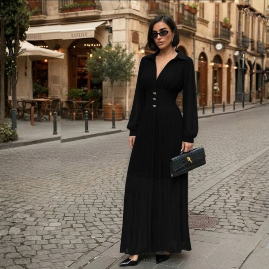Formal Pleated Dress