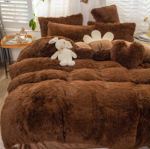 3pcs Fluffy Blanket