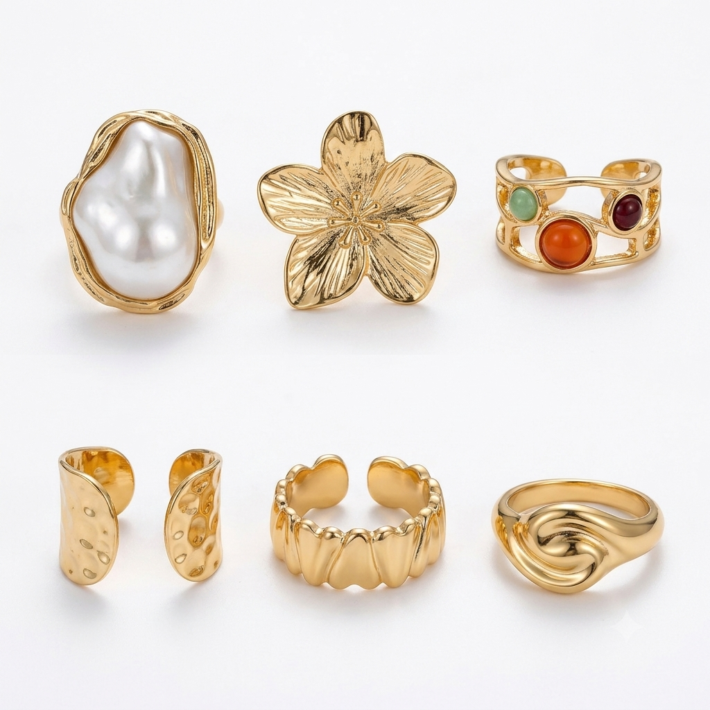 6pcs Ring Set