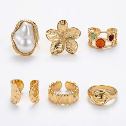 6pcs Ring Set