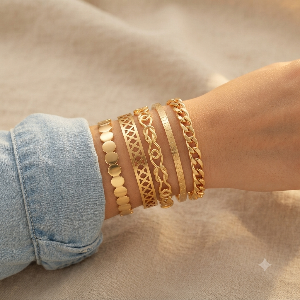 5pcs Bangle Set