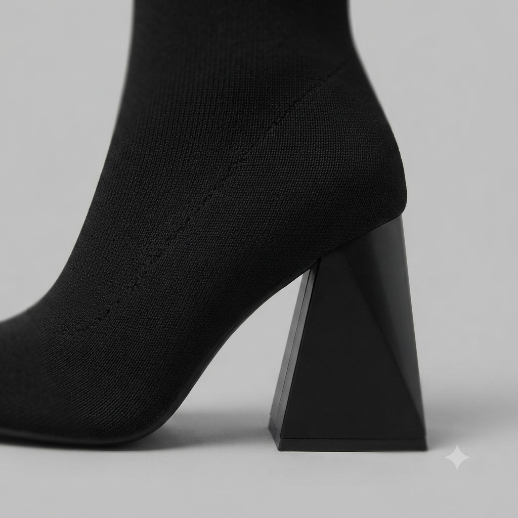 BLACK SOCK BOOT