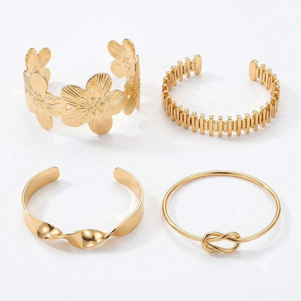 4pcs Bangle Set