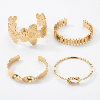 4pcs Bangle Set
