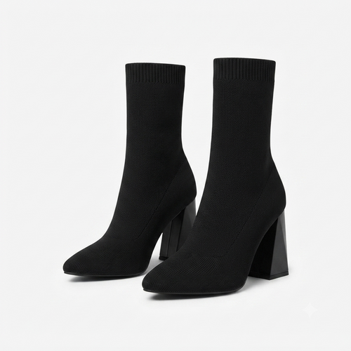 BLACK SOCK BOOT