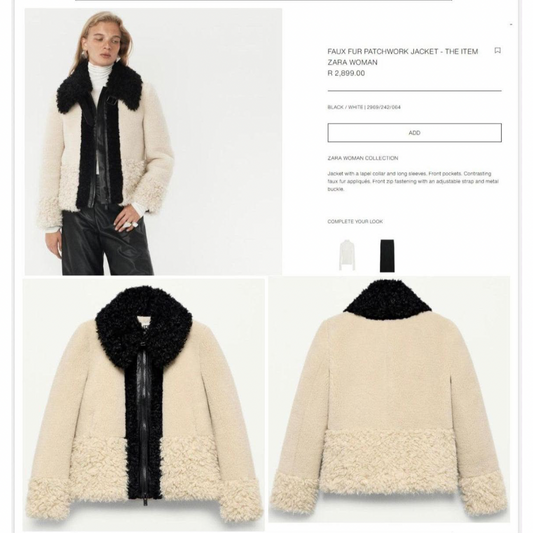 BRANDED SHERPA JACKET