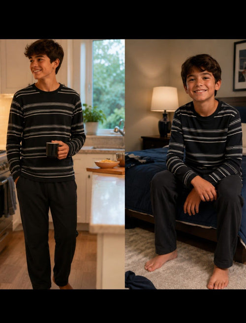 Kiddies Casual Stripe Pajamas
