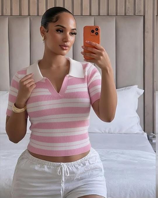 Knit Polo T-Shirt