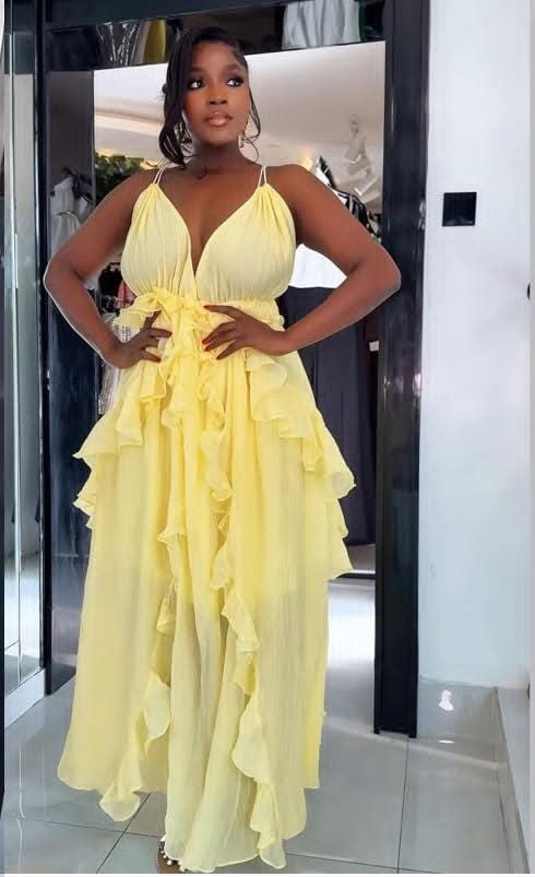 Tropical Backless Dress