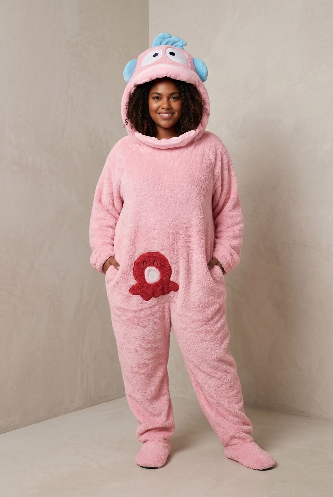 1Pcs Funny Fleece Onesie